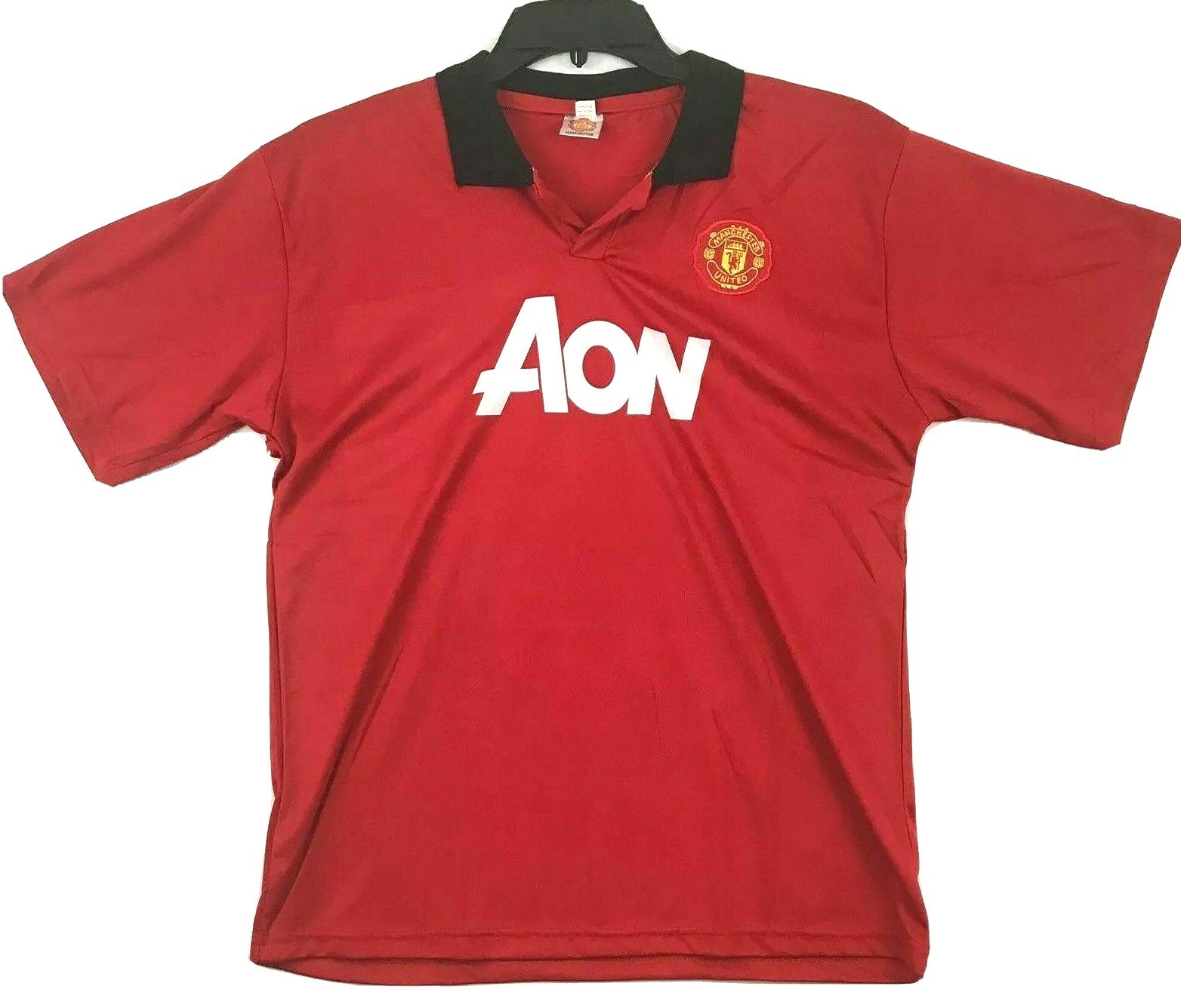 Manchester United Soccer Jersey #3 Size L Red