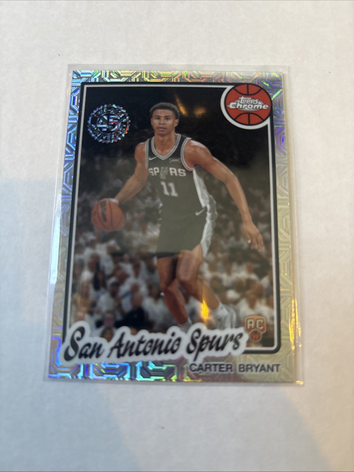 2025-26 Topps – 1980-81 Topps Chrome Silver Pack Carter Bryant #TC-CY (RC)