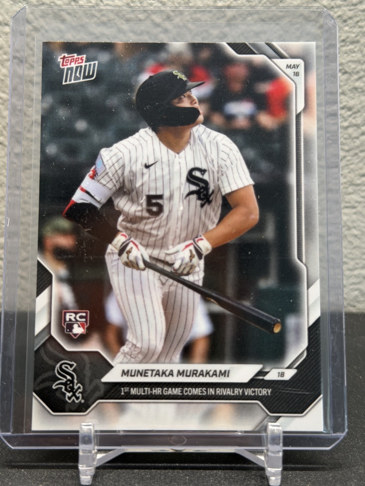 2026 MLB Topps Now #210 Munetaka Murakami RC- 1st Multi-HR Game, White Sox
