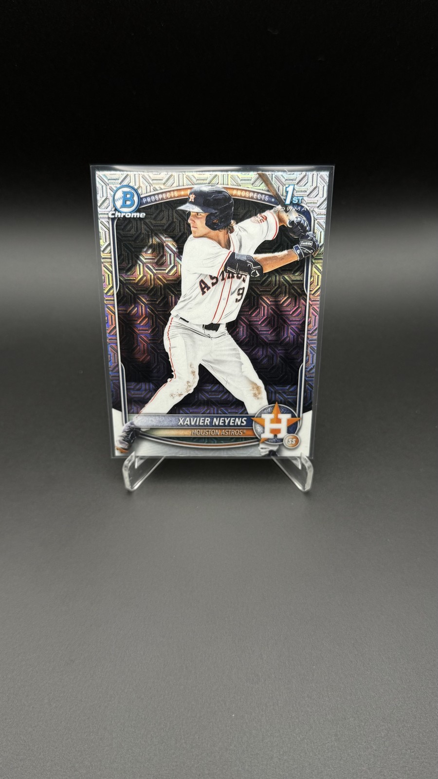 2025 Bowman Draft #BDC-2 Xavier Neyens Chrome Mojo Refractor