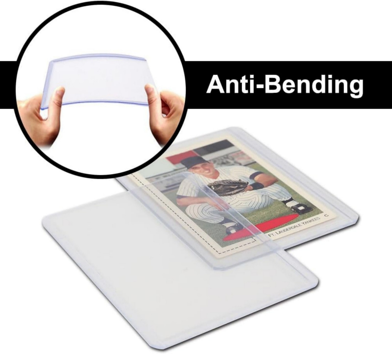 Rigid Blue PVC Toploaders 35PT For Baseball Basketball Cards 25/50/100/200pcs US