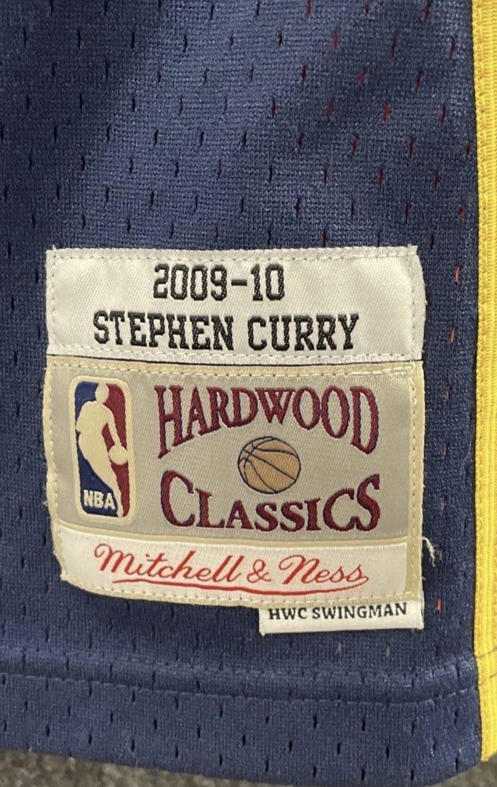 Mitchell & Ness Stephen Curry #30 Warriors Hardwood Classics Jersey Size S