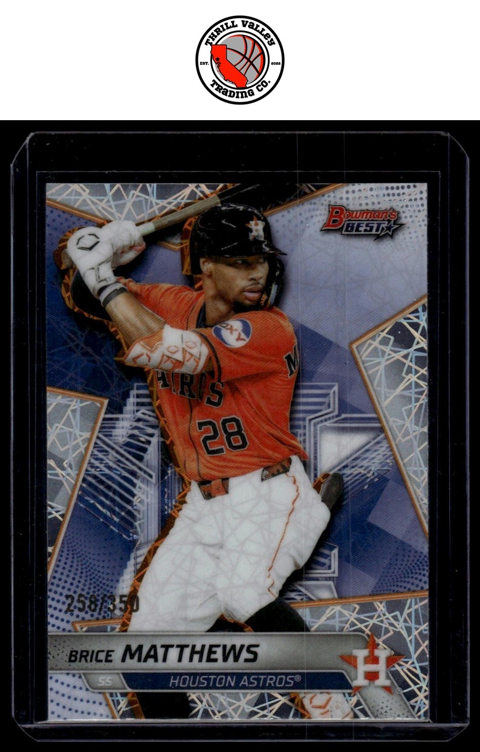 2025 Bowman’s Best #TP-18 Lazer /350 Brice Matthews GET EVERY 4TH FREE