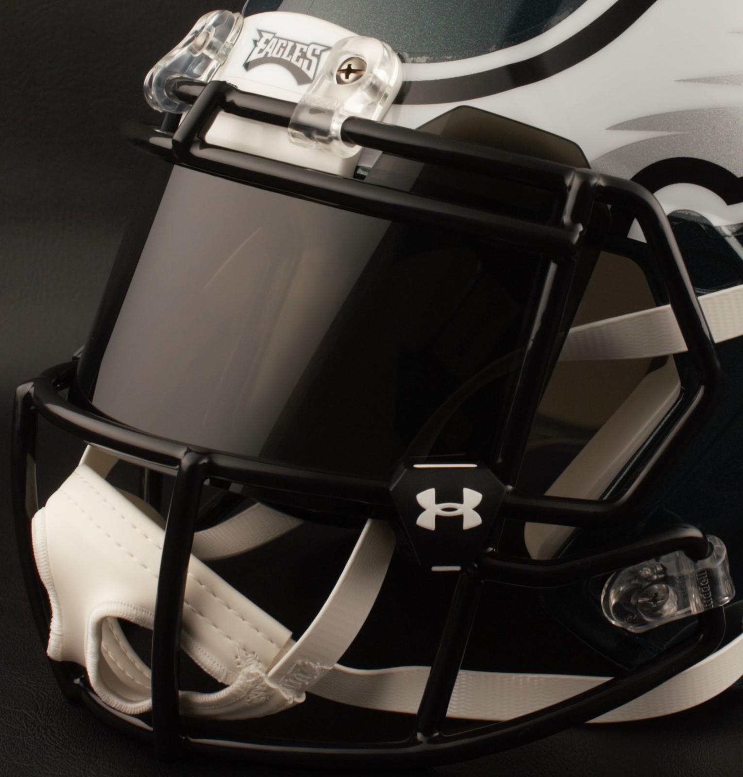 PHILADELPHIA EAGLES Authentic GAMEDAY Football Helmet w/ BLACK-TINT Eye Shield