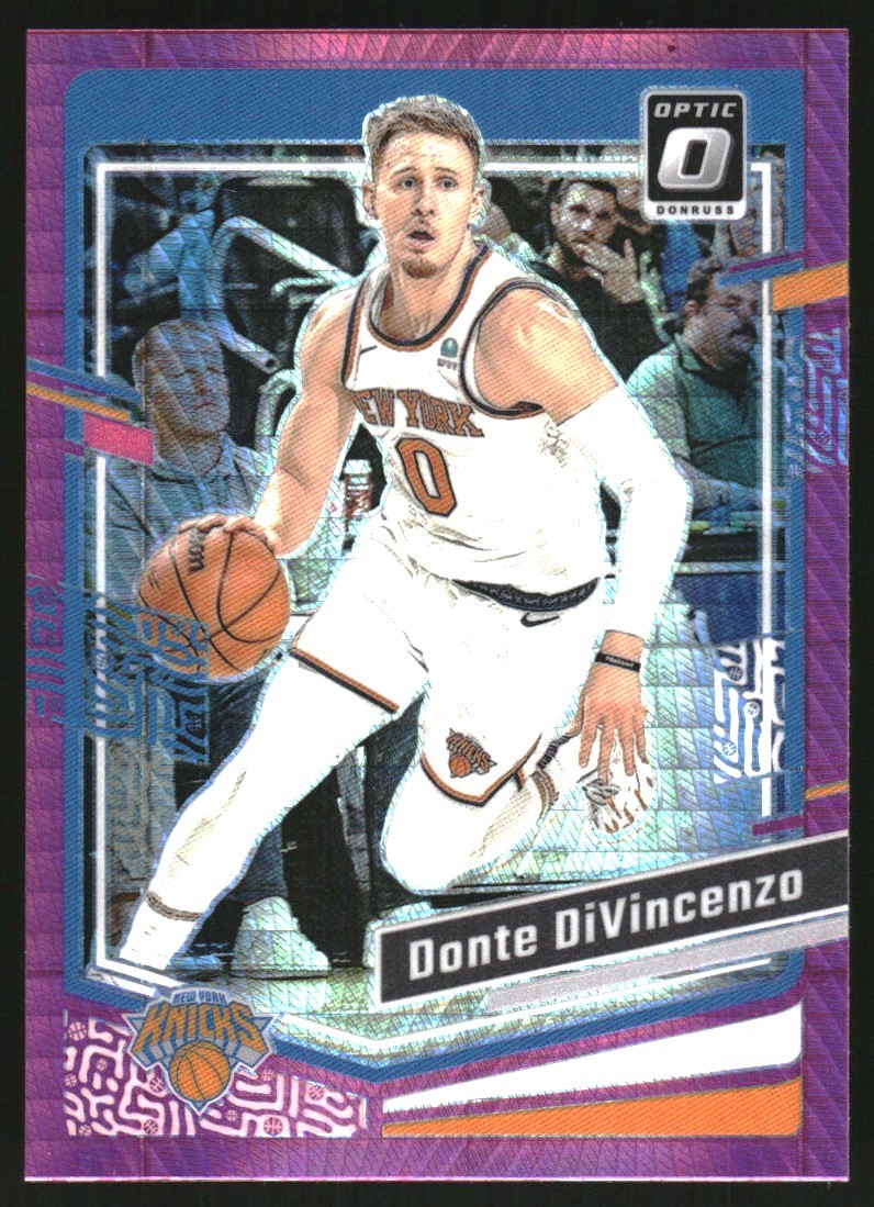2023-24 Donruss Optic Hyper Pink #196 Donte DiVincenzo – BSK
