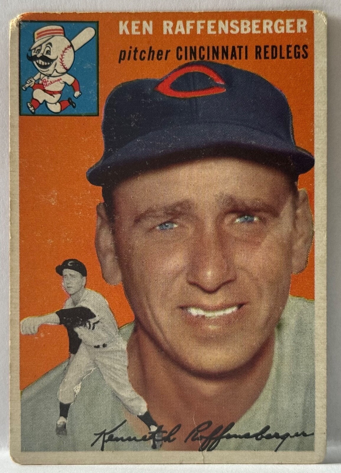 1954 Topps #46 Ken Raffensberger V4