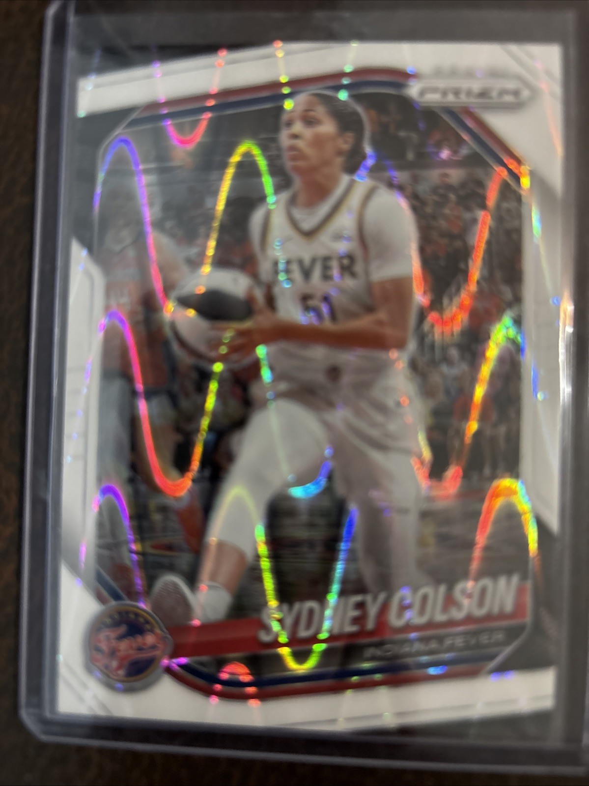 2025 Panini Prizm WNBA – Sydney Colson #1 White Seismic Prizm