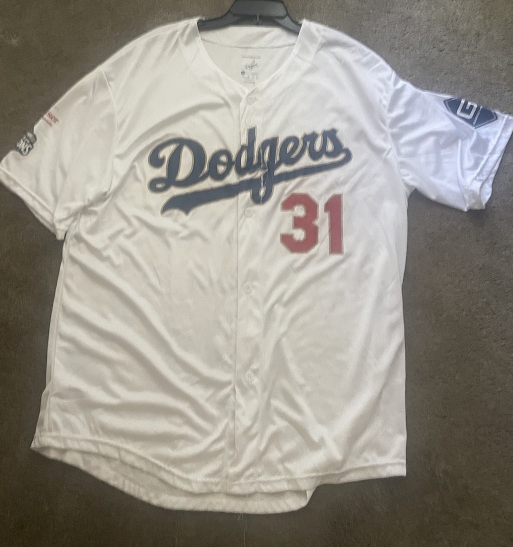 2026 MLB LOS ANGELES DODGERS SGA GLASNOW GOLD JERSEY X-LARGE-FREE SHIP