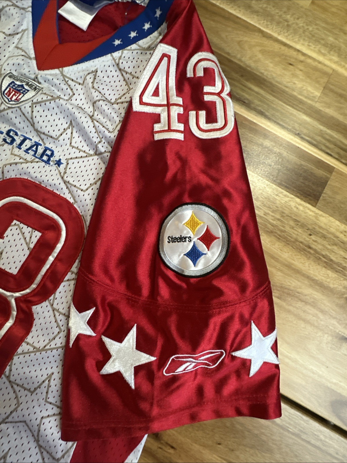 RARE Reebok Troy Polamalu Pittsburgh Steelers 2009 Pro Bowl Jersey Size 50