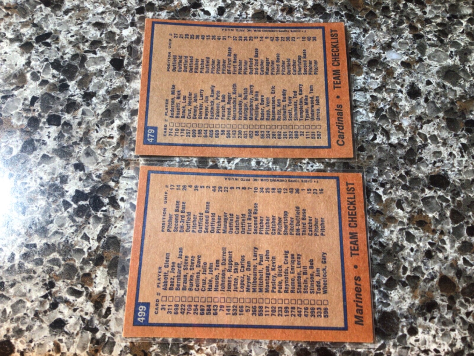 U-Pick 1978 Topps baseball 251-500 commons/stars/RC – YOU PICK ANY CARD(S)