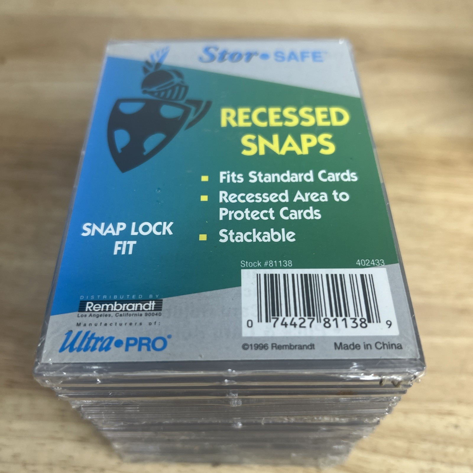 20 Pk Ultra PRO Recessed Snap Card Holders 81138 1996 NOS Trading Sports Pokémon