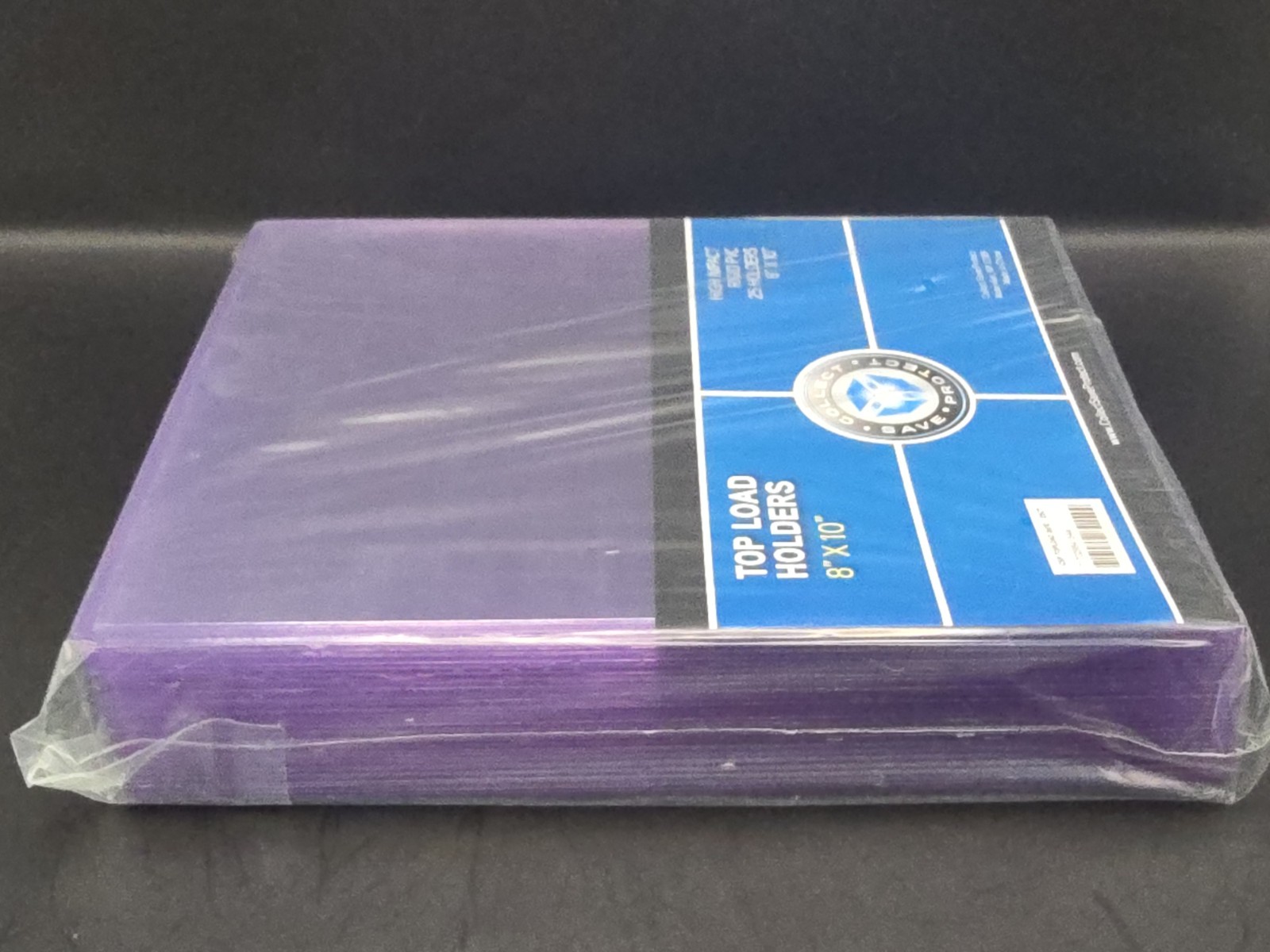 CSP 8 x 10 Hard Plastic Rigid Topload Photo Holders 8×10 TOPLOADERS Top Loaders