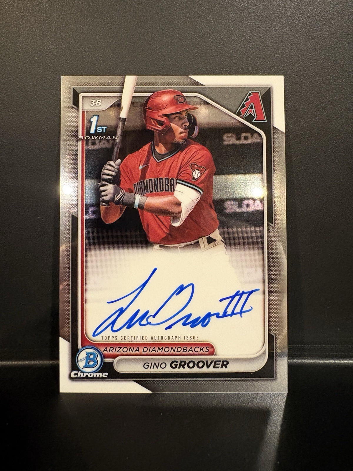 2024 Bowman Chrome Gino “LuJames” Groover 1st Bowman Auto #CPA-GG