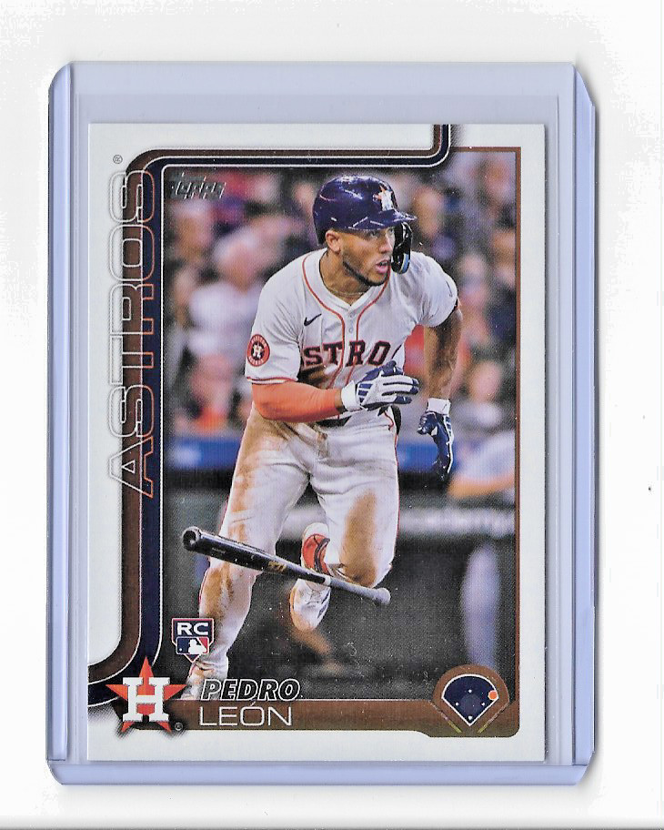 2025 TOPPS SERIES ONE PEDRO LEON (RC) – CARD #30 – ASTROS- FREE SHIPPING