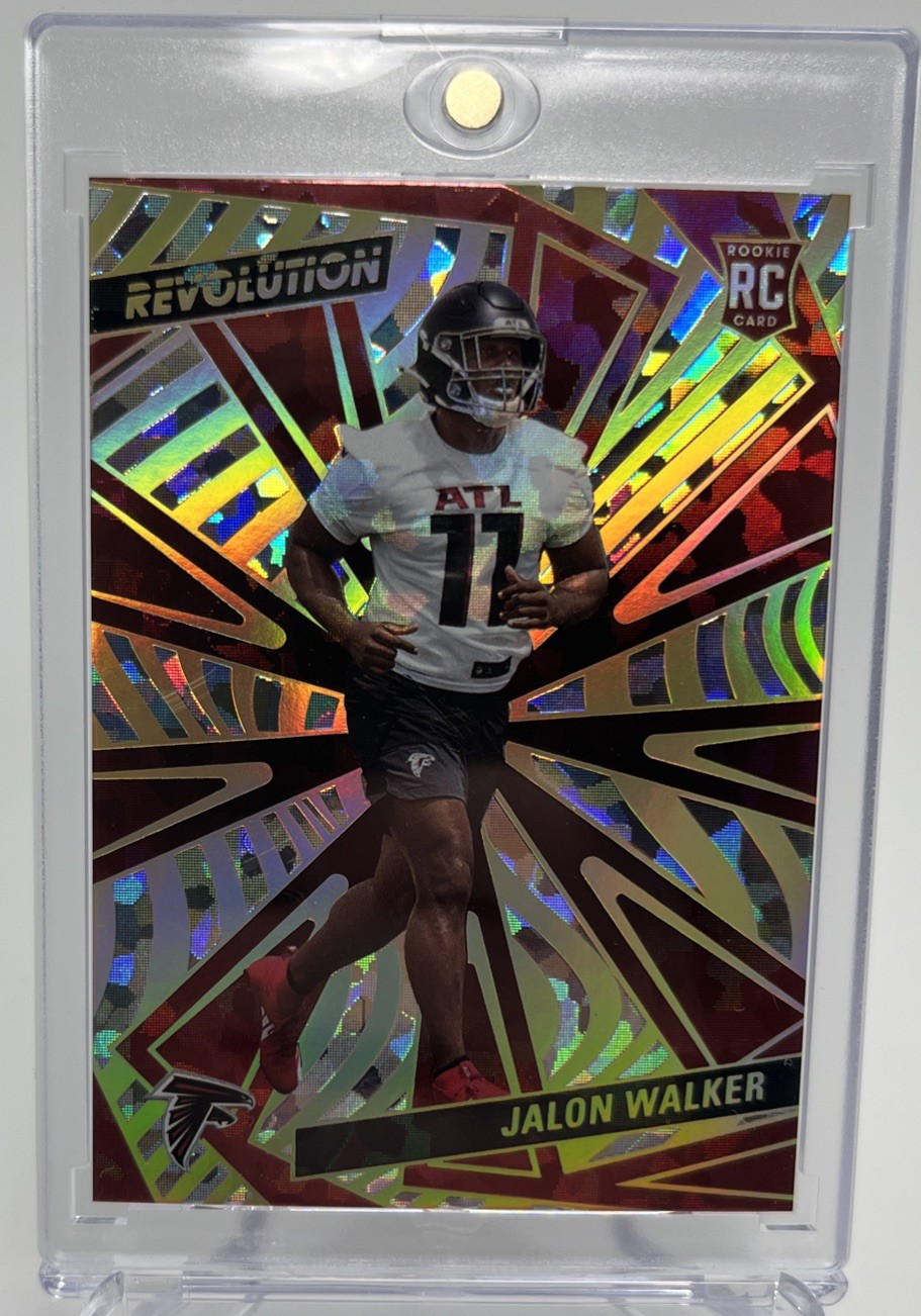 Jalon Walker 2025 Panini Revolution (RC) #’d/3!!SSP – Atlanta Falcons 1/3!!