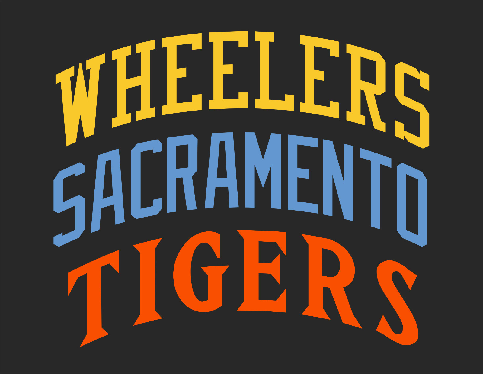 Custom Arched Team Name Lettering Tackle Twill Pro Cut for Uniform Jersey Shirt