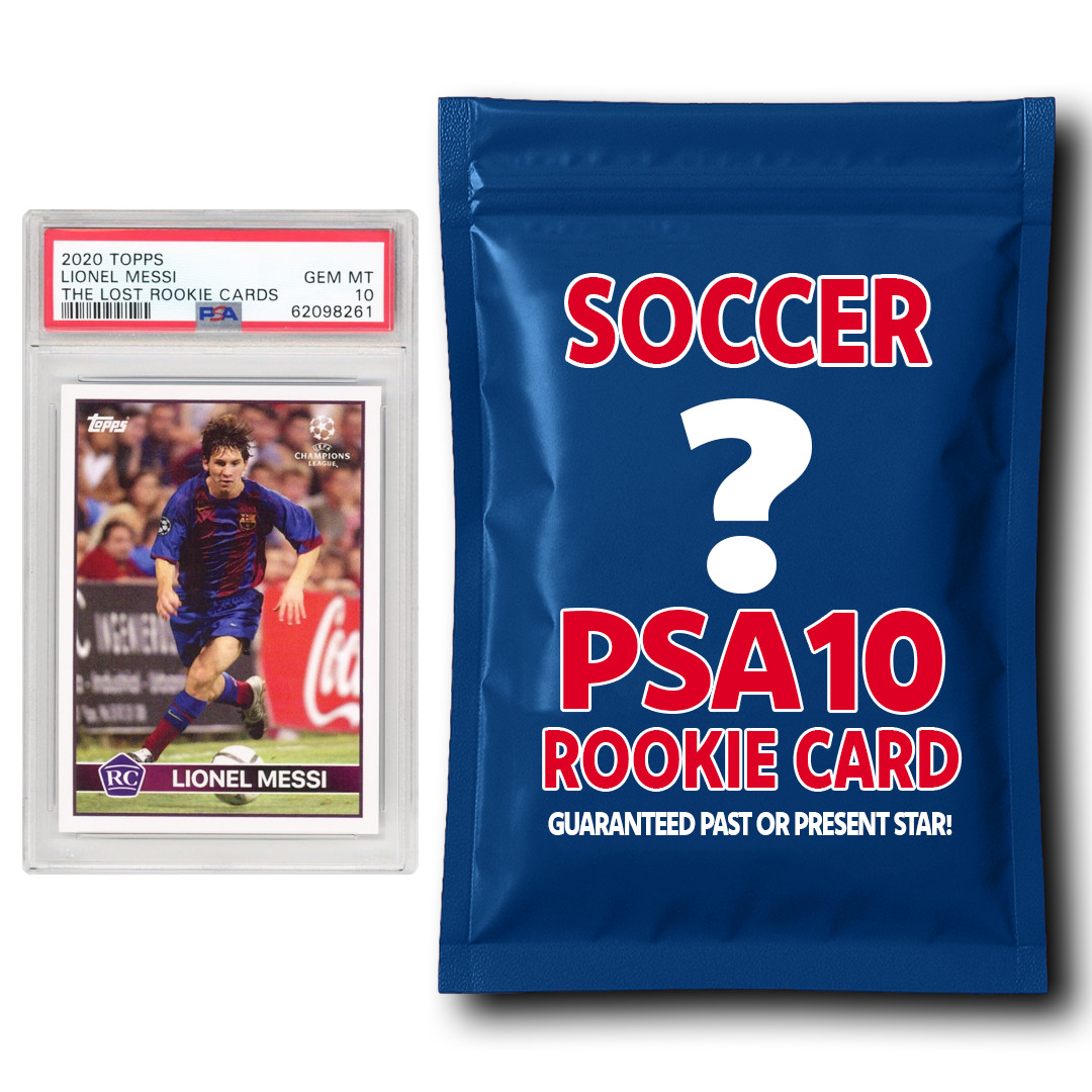Soccer PSA 10 Graded Card Mystery Pack