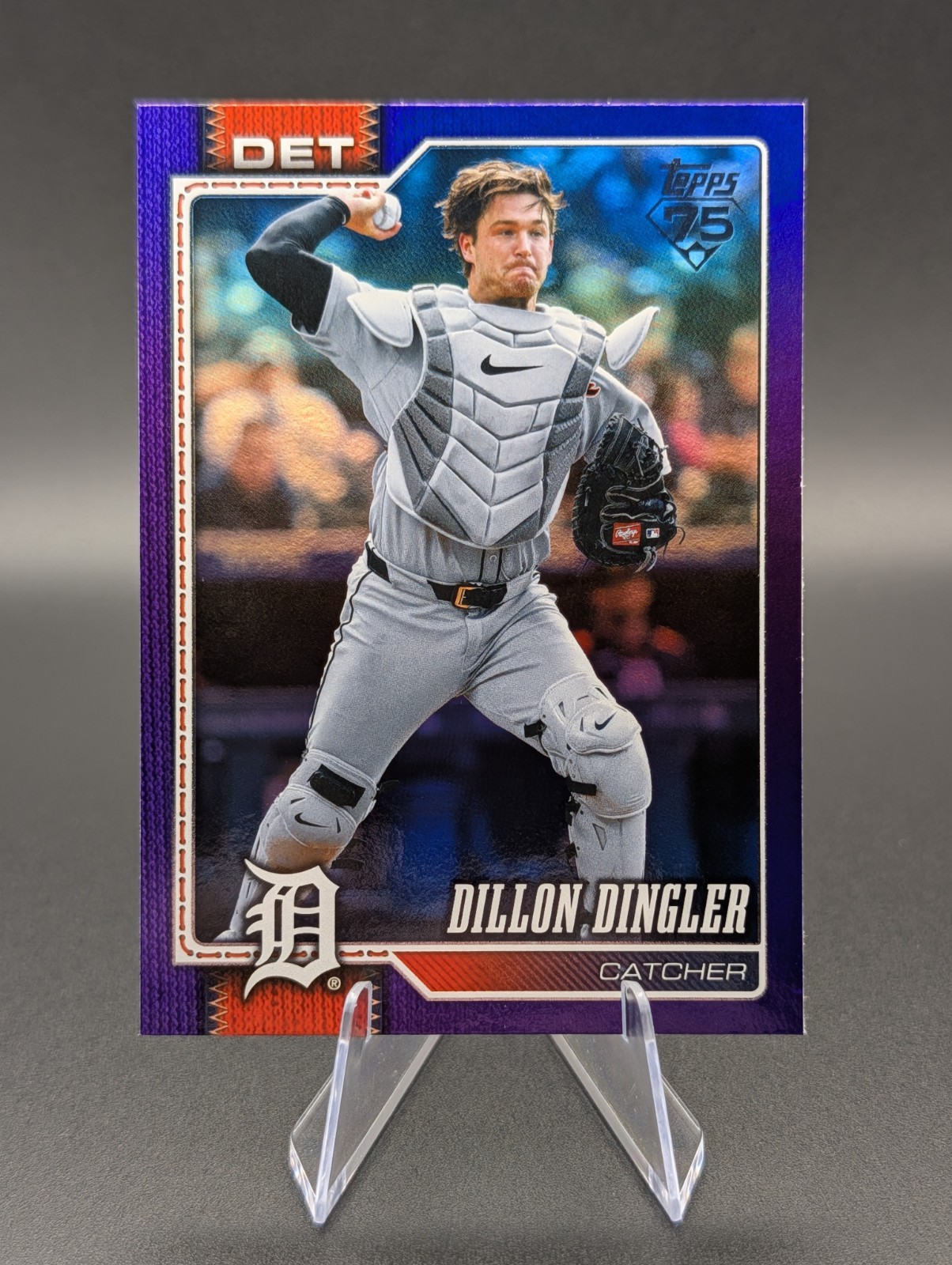 2026 Topps Series 2 Dillon Dingler /250 Detroit Tigers Purple Foil