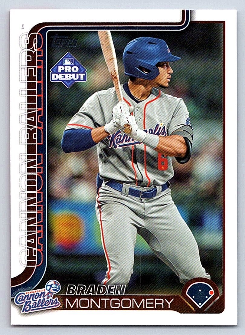 BRADEN MONTGOMERY CANON BALLERS 2025 TOPPS PRO DEBUT #PD-84