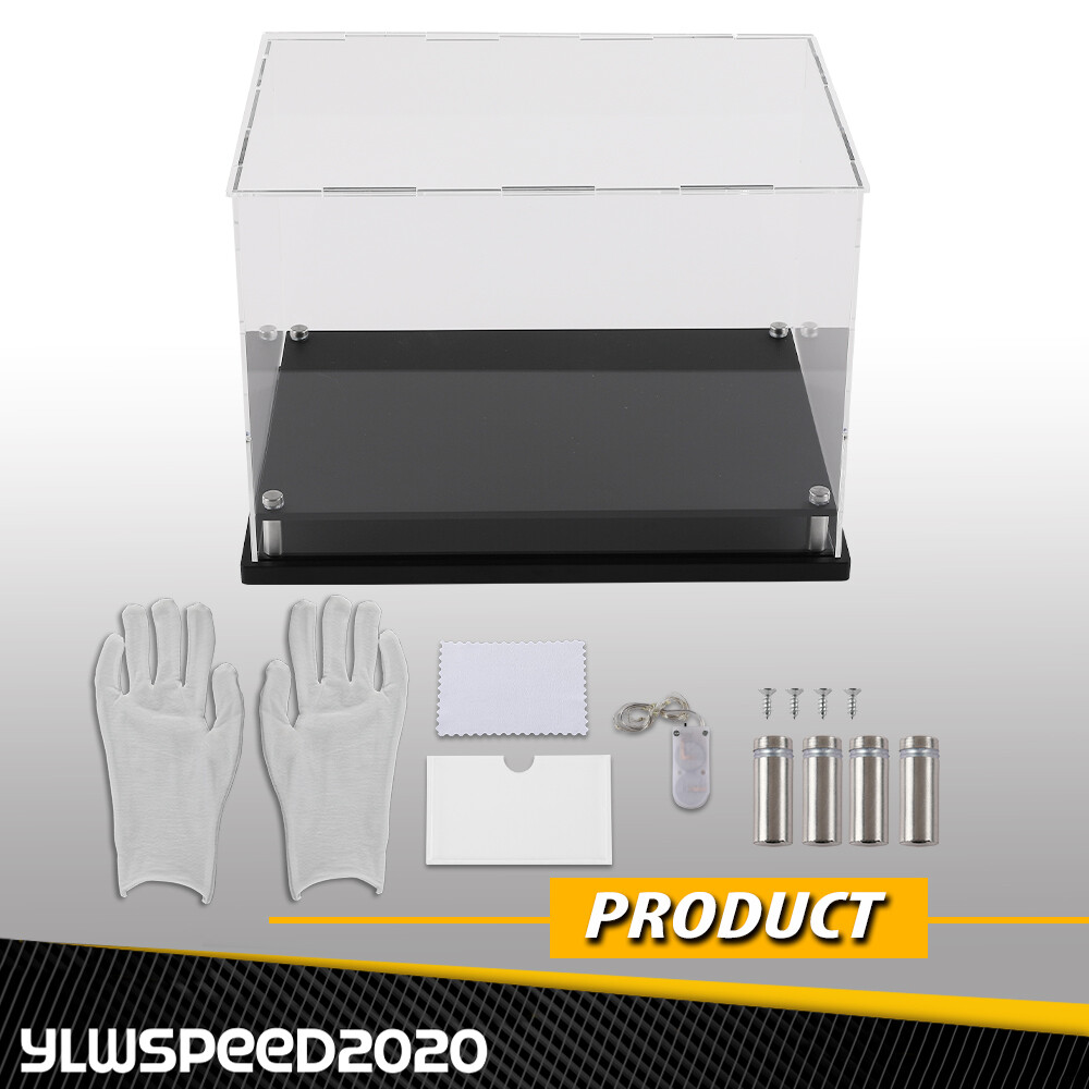 Box Glove Display Case Black Base Riser Stand for Full Size Boxing Glove Holder