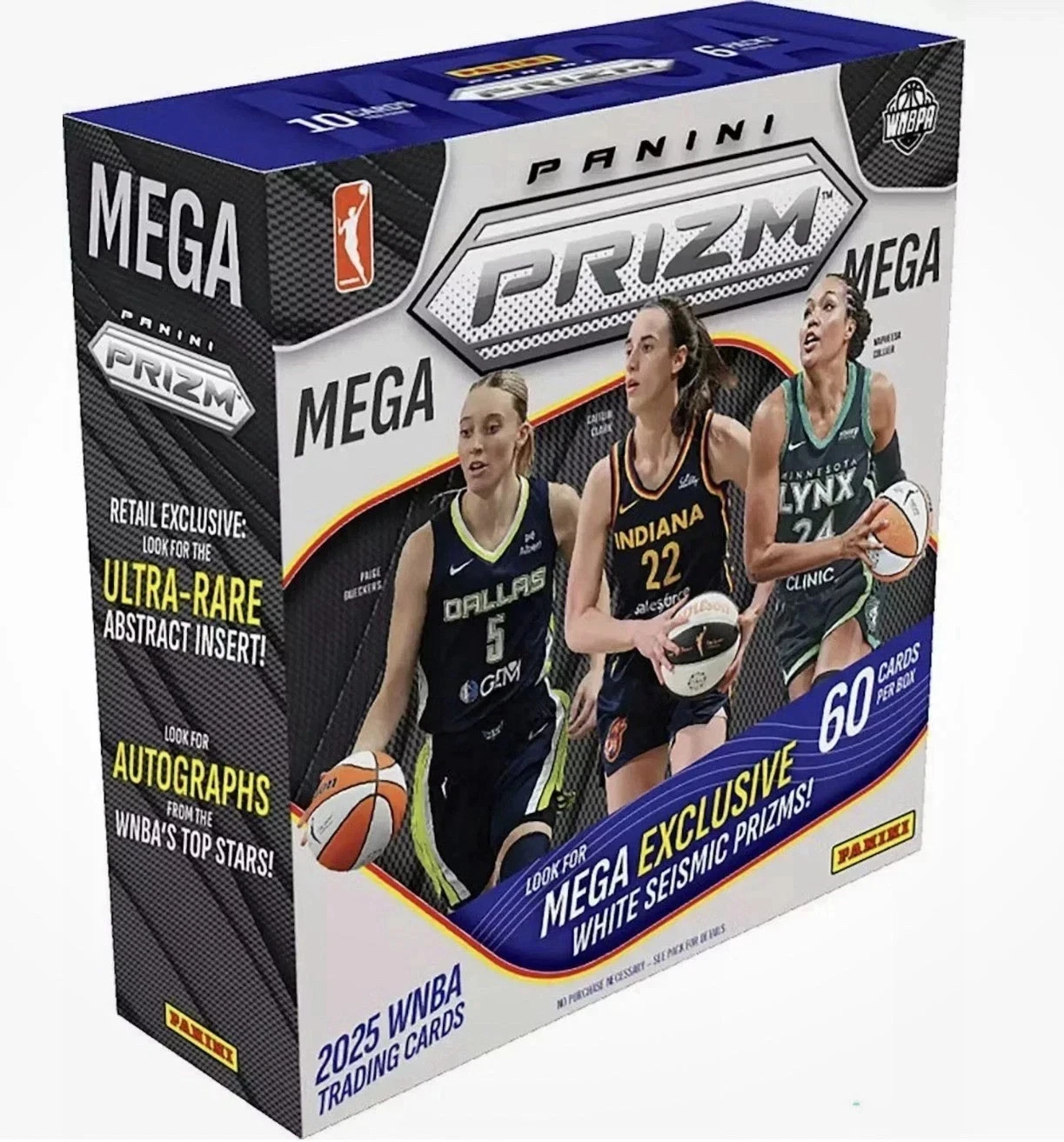 2025 Panini Prizm WNBA Factory Sealed Mega Box