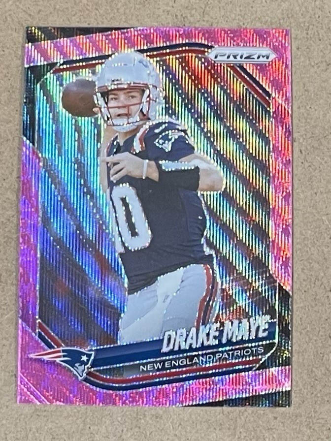 2025 PANINI PRIZM – PRIZMS PINK WAVE #165 DRAKE MAYE