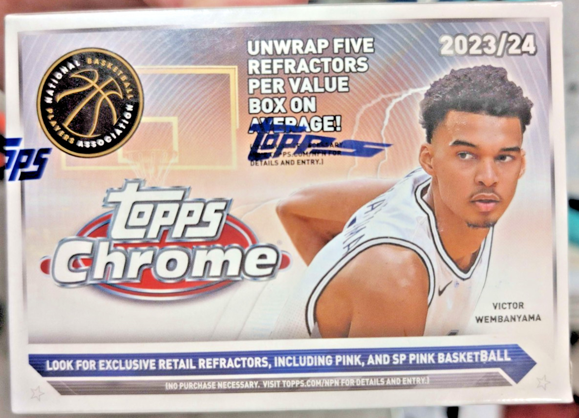 2023/2024 Topps Chrome Basketball Box-NEW