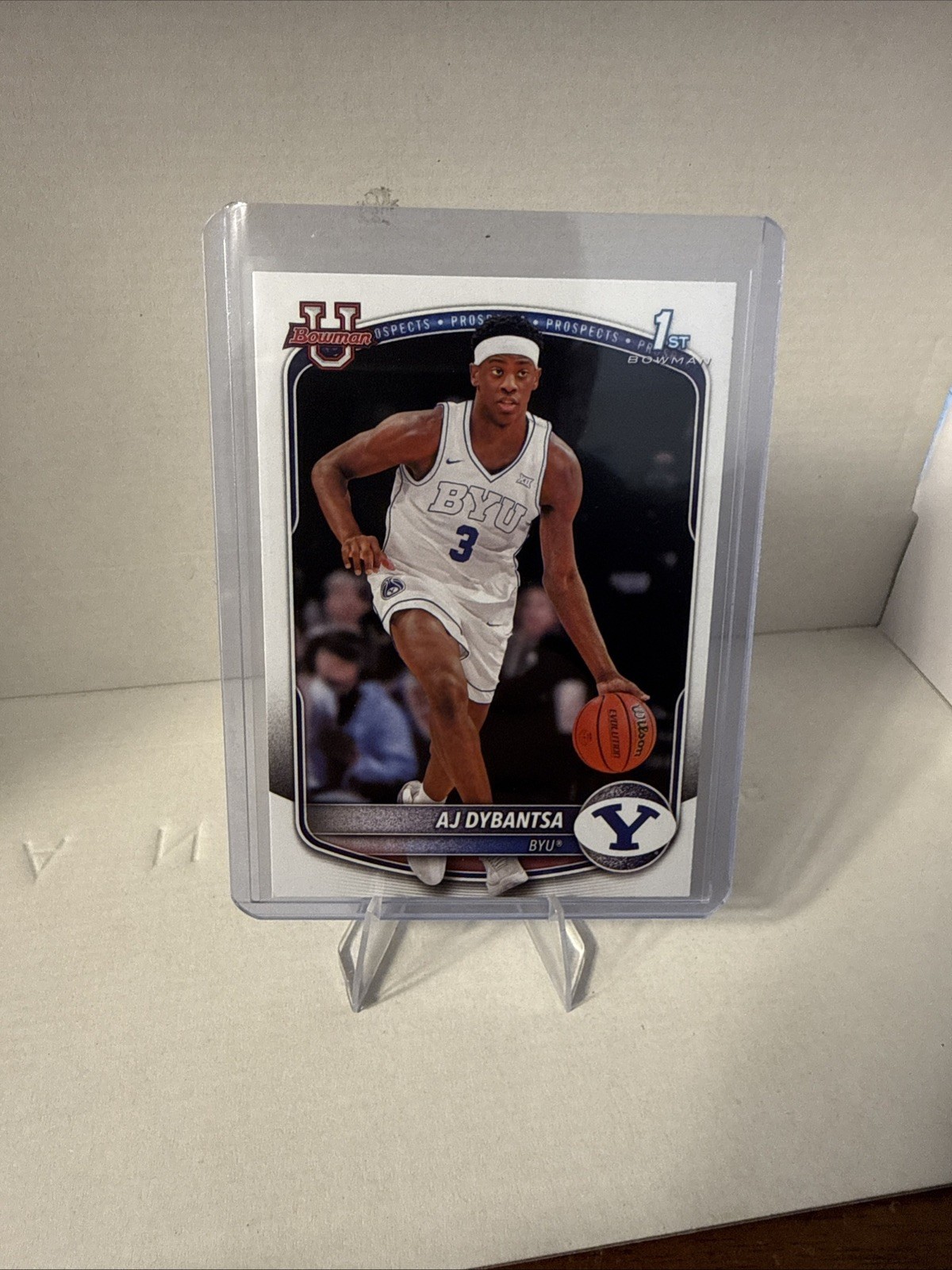 AJ Dybantsa 1st Bowman: 2025-26 Bowman Basketball -Base -BYU #BPP-1