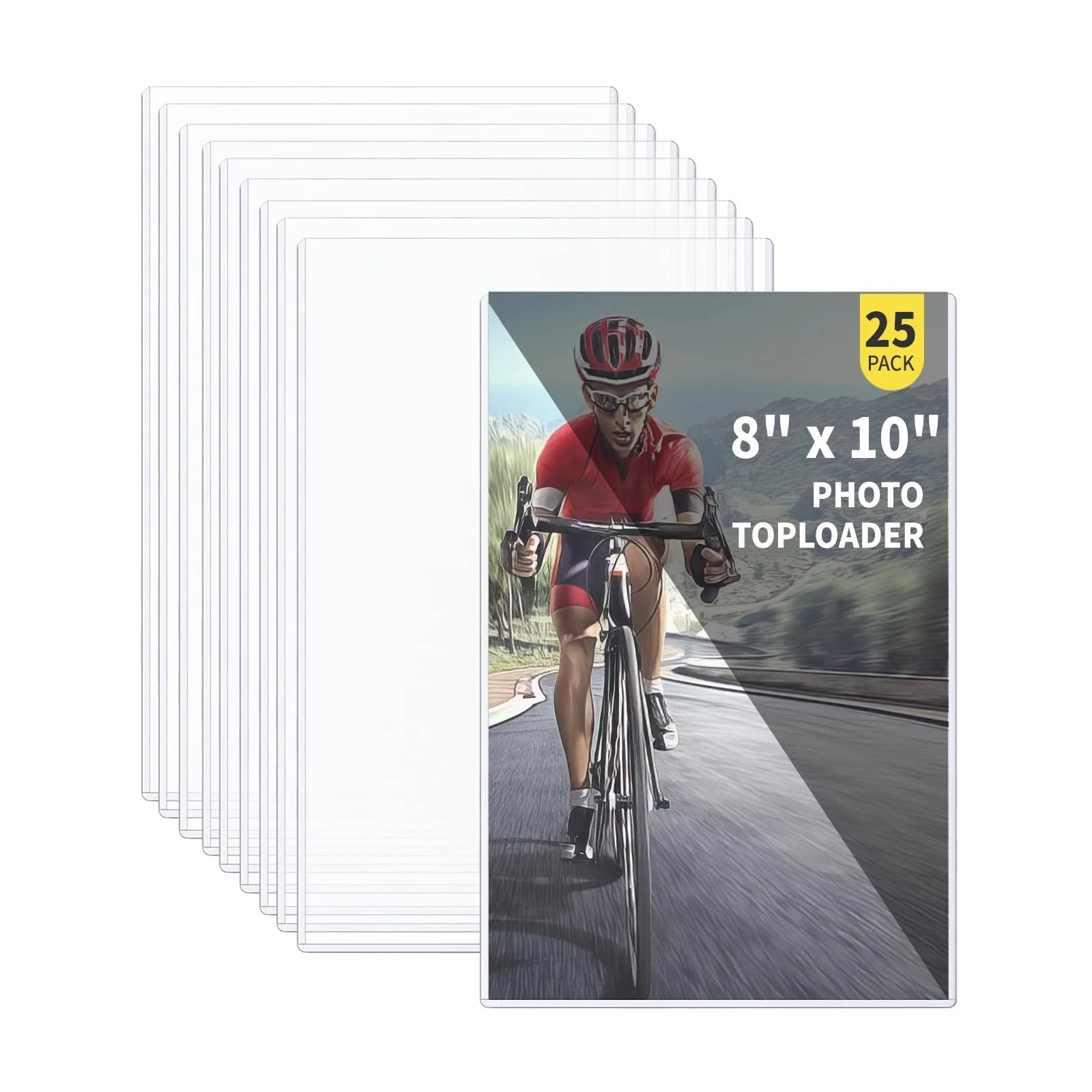 Sealed pack of 25 8×10 Pro SAFE Hard Rigid Photo Top Loaders 34048