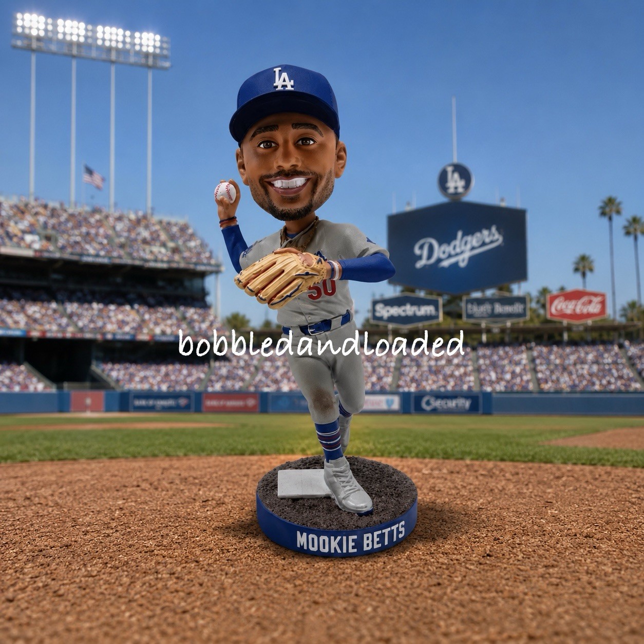 ⚾️🧢*DAMAGED BOX*Mookie Betts Game 7 Double Play Dodgers Bobblehead 6/19/26 SGA