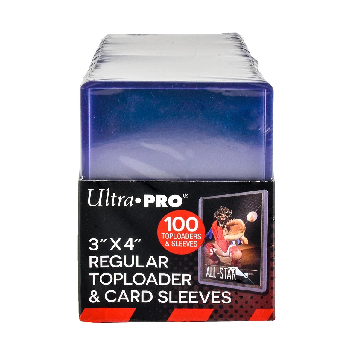 Ultra PRO 3″ x 4″ Regular Toploader – 100 Toploaders – Pokemon, Magic, Sports