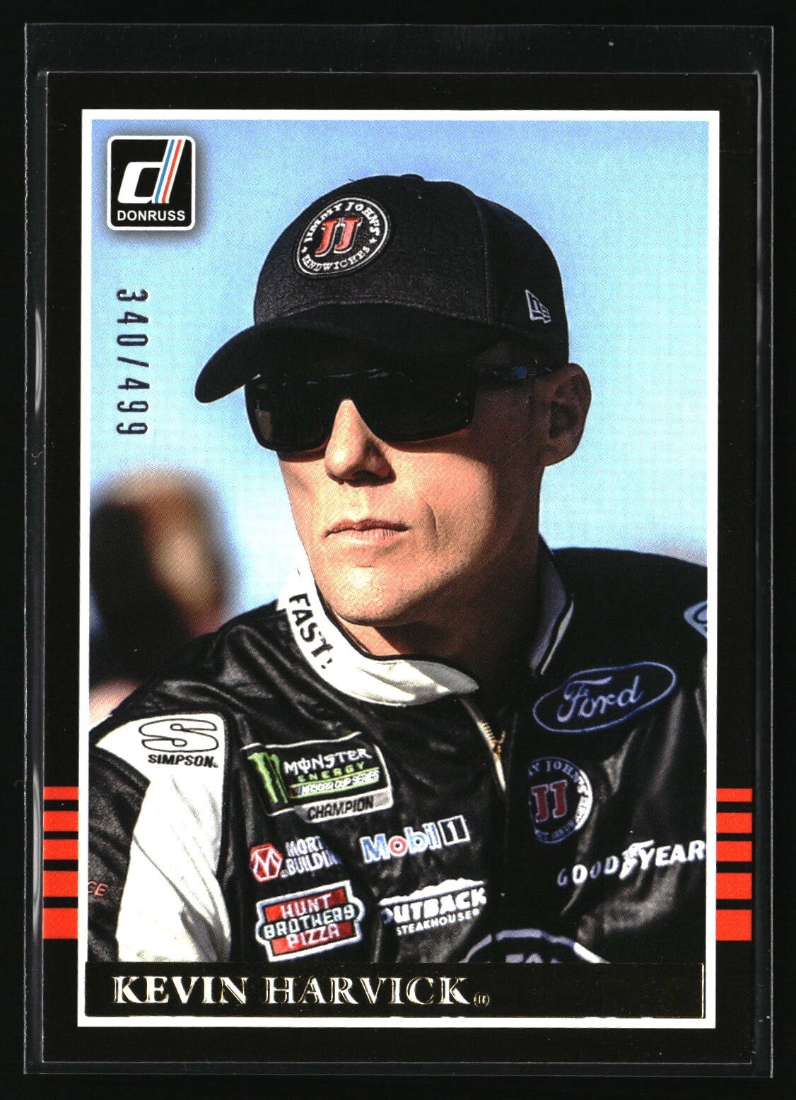 2018 Panini Donruss Racing – Serial Number Cards – pick your card – PYC