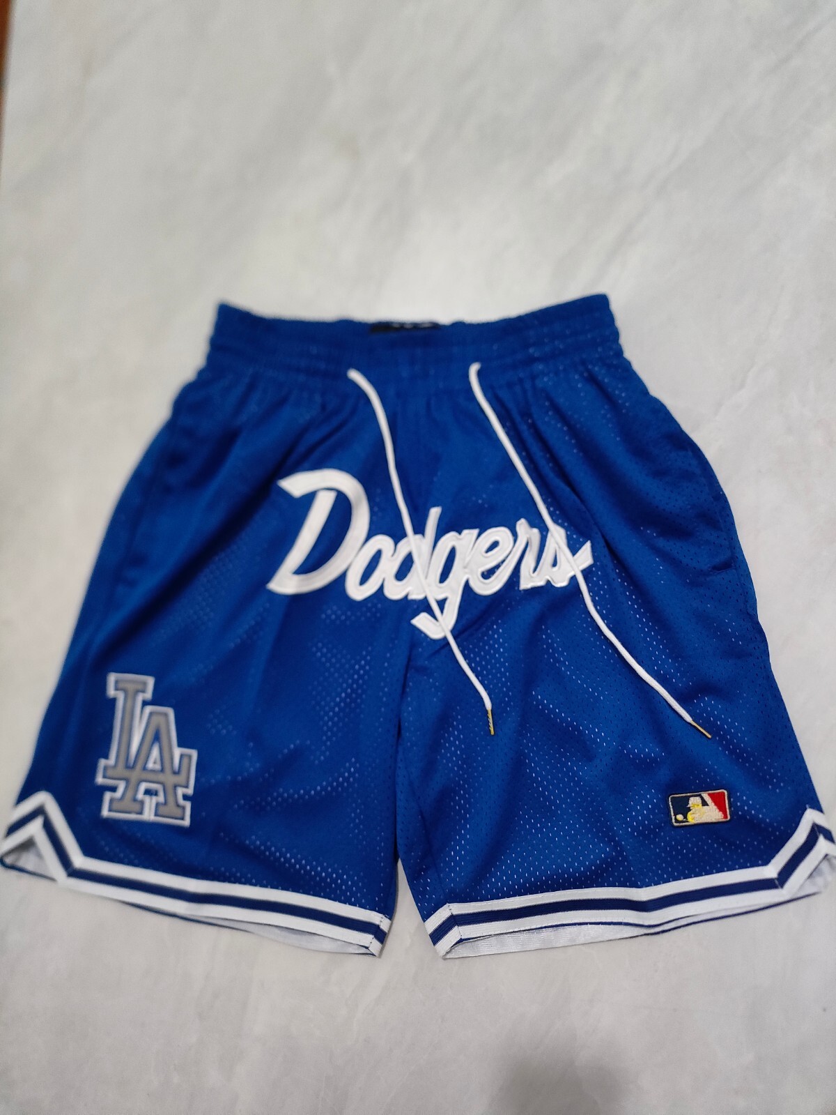 Hot Los Angeles Dodgers Major League Baseball Men Blue Shorts Size:S-3XL