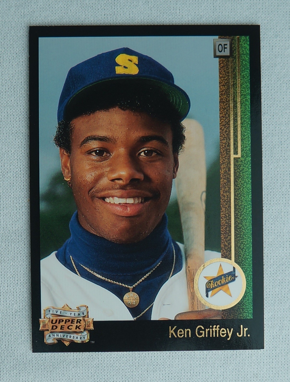 Ken Griffey Jr 1993 Upper Deck Fifth Anniversary 1989 Rookie Card RC #A1 *SHARP*