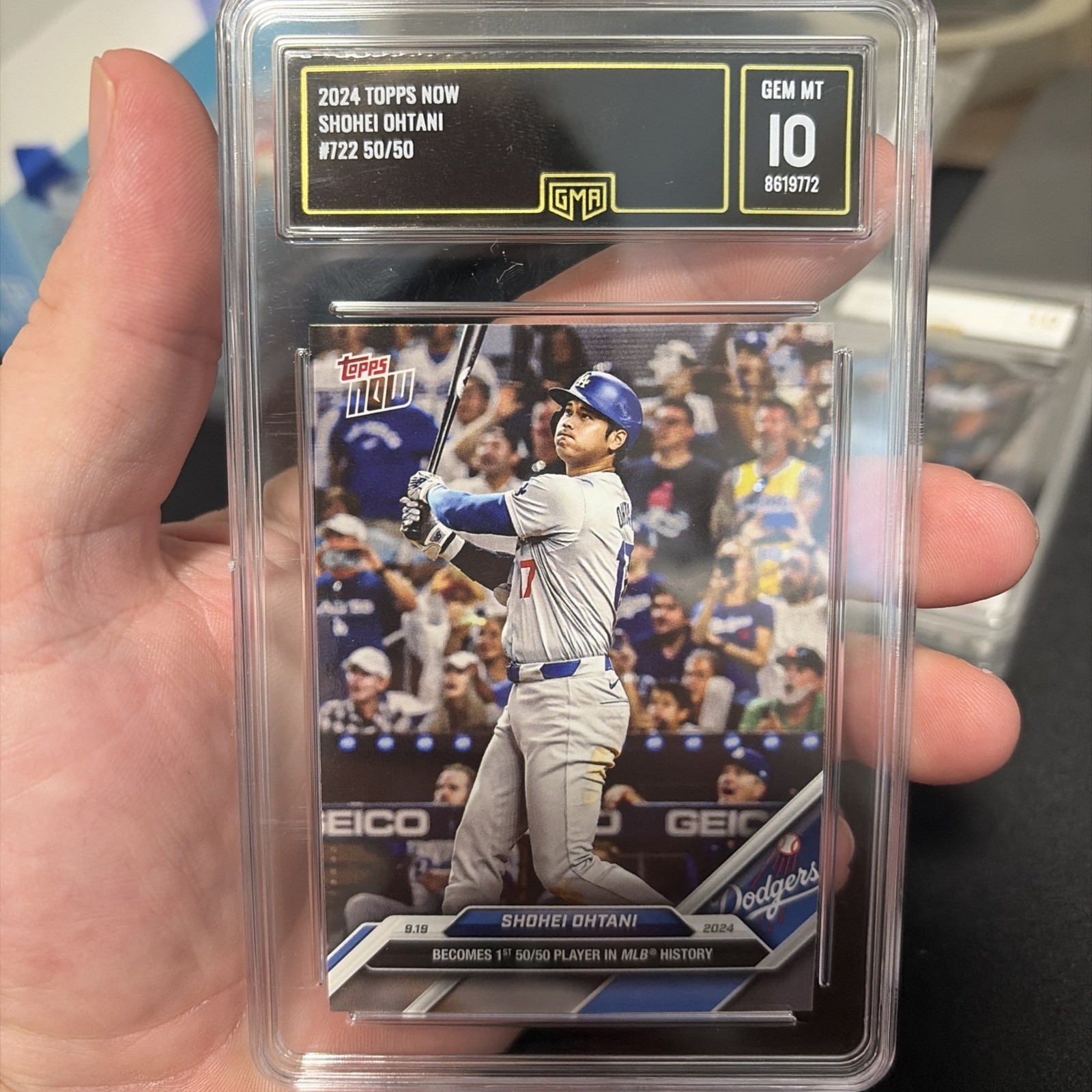 2024 Topps Now Shohei Ohtani 50/50 Club Graded 10 #722 pristine 🔥 rare