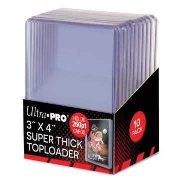 Ultra Pro 3″ x 4″ Super Thick 260PT Toploader 10ct