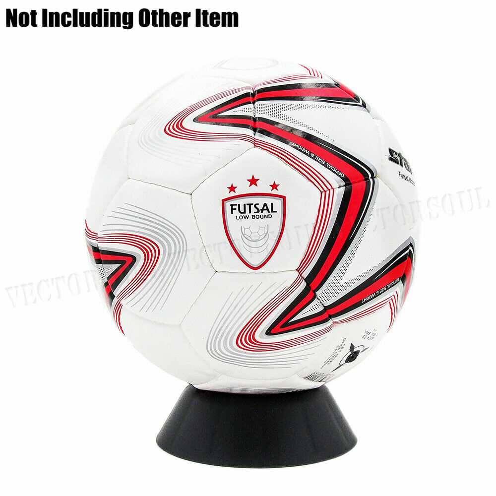 US 3x Plastic Black Ball Display Holder Stand for Basketball Football Rugby Gift