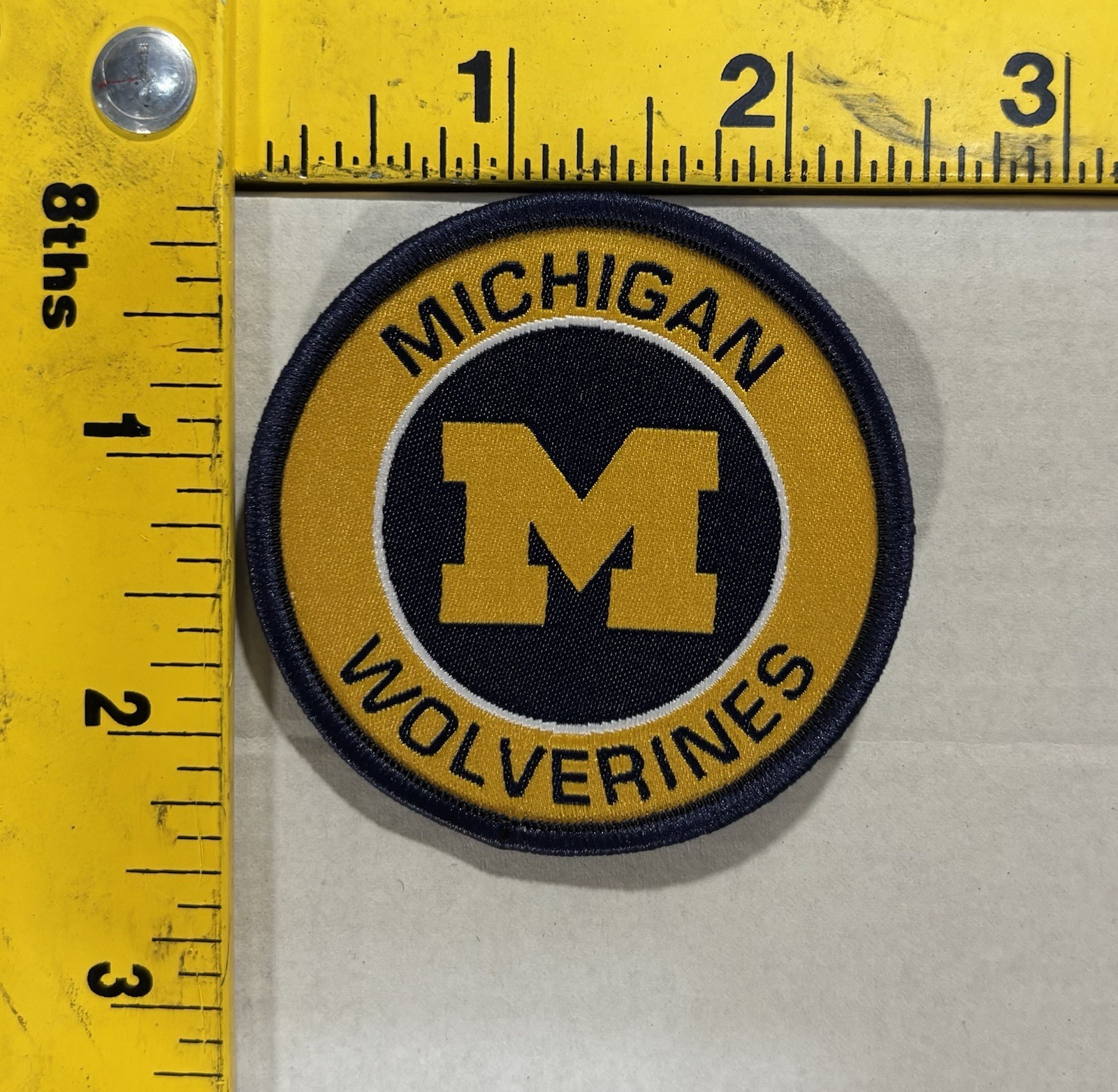 Michigan Wolverine Woven Iron-On Patch – Big Discount On 5 Or More. Go Blue