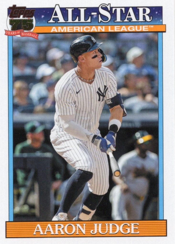 2026 Topps 75th Anniversary – Aaron Judge 91AS-1 Insert Card