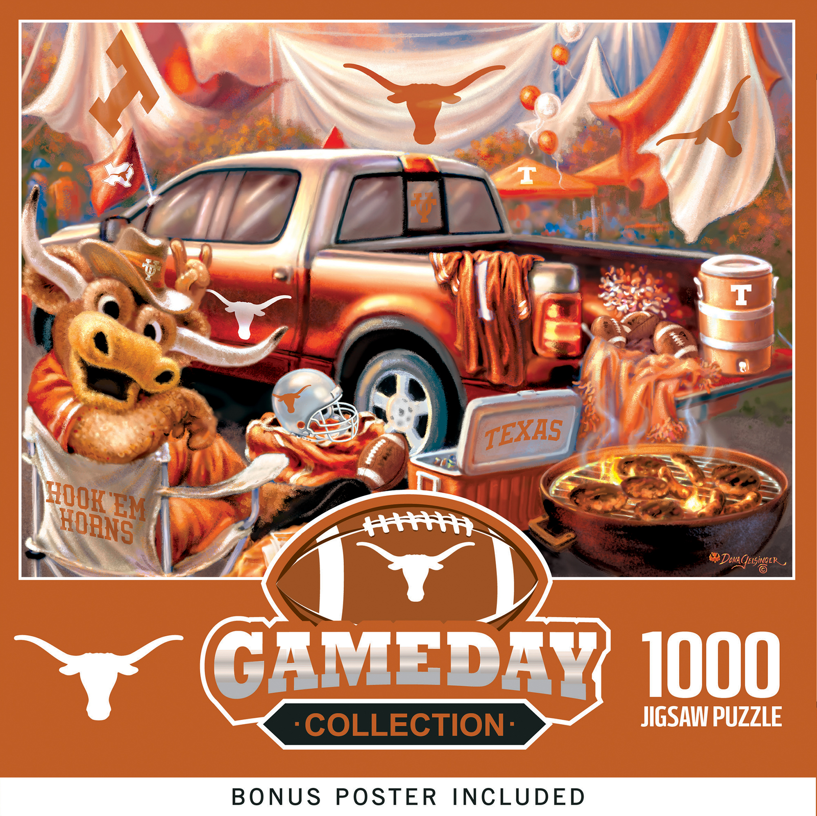 MasterPieces – Texas Longhorns – NCAA Gameday 1000 Piece Jigsaw Puzzle