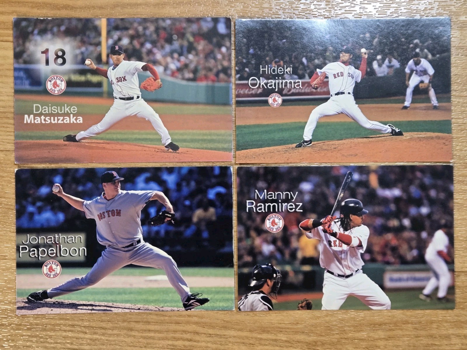 2007 BOSTON RED SOX – 10 Assorted Premium Postcards – Sealed Set