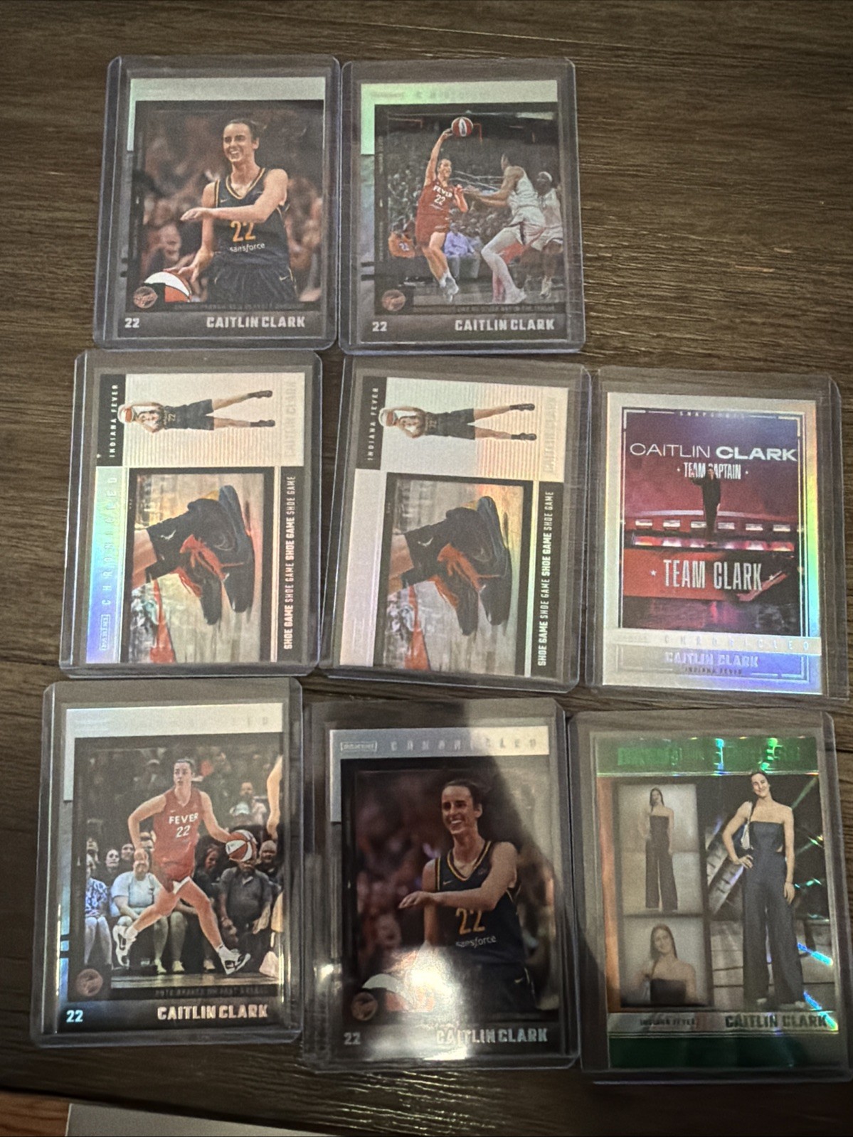 2025 Caitlin Clark Chronicled Holo Lot – 8 Cards