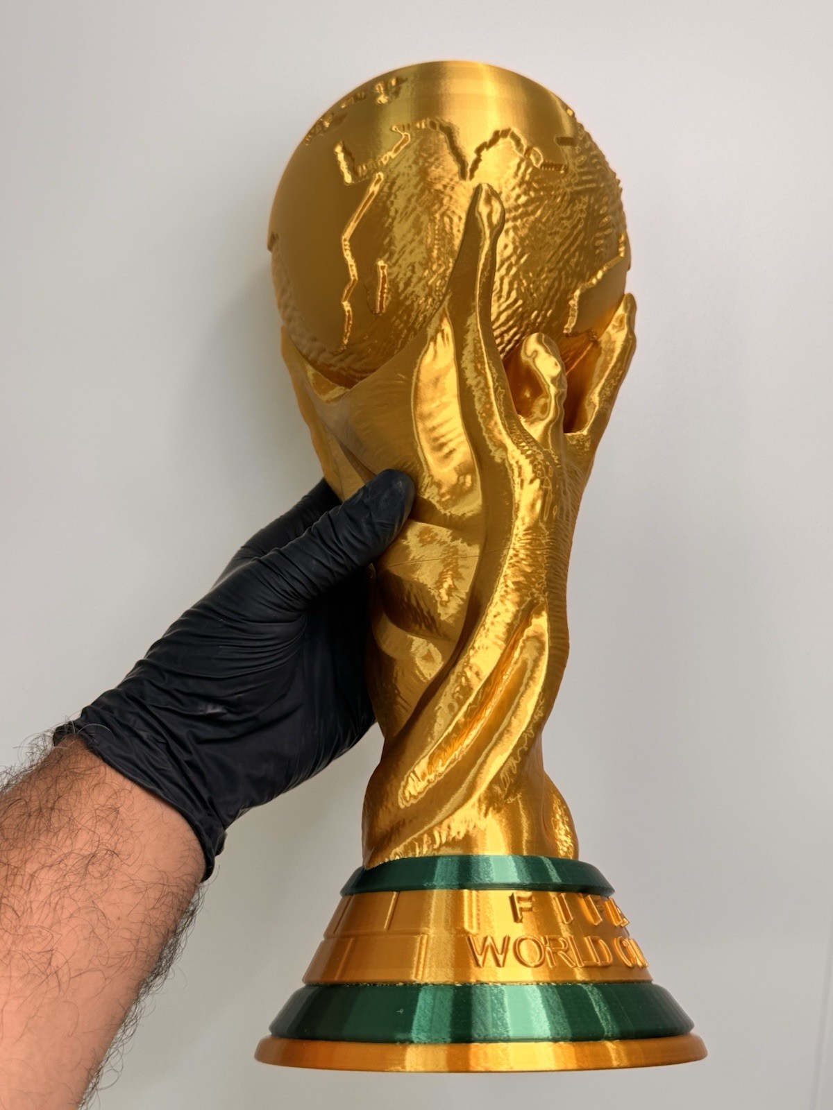 14.5” World Cup Trophy Replica Gold Soccer Cup 3D Printed TikTok 2026 Champions