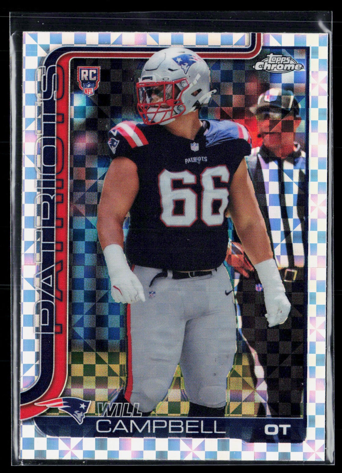 2025 Topps Chrome #379 Will Campbell X-Fractor