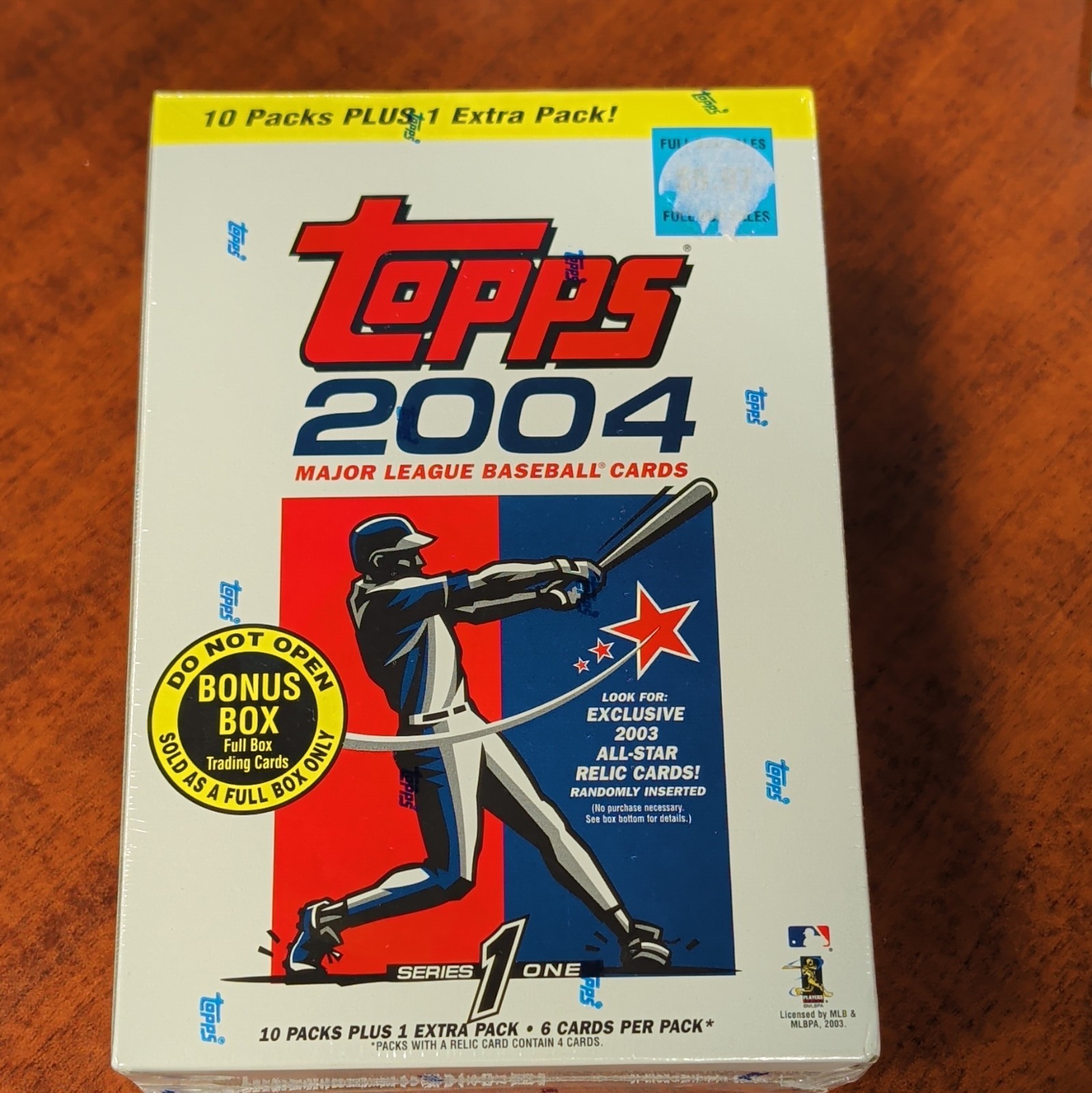 Topps 2004 MLB Baseball Cards Series 1 Bonus Box Factory Sealed 66 Cards