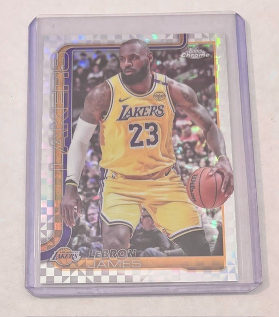 LeBron James 2025-26 Topps Chrome #127 XFractor