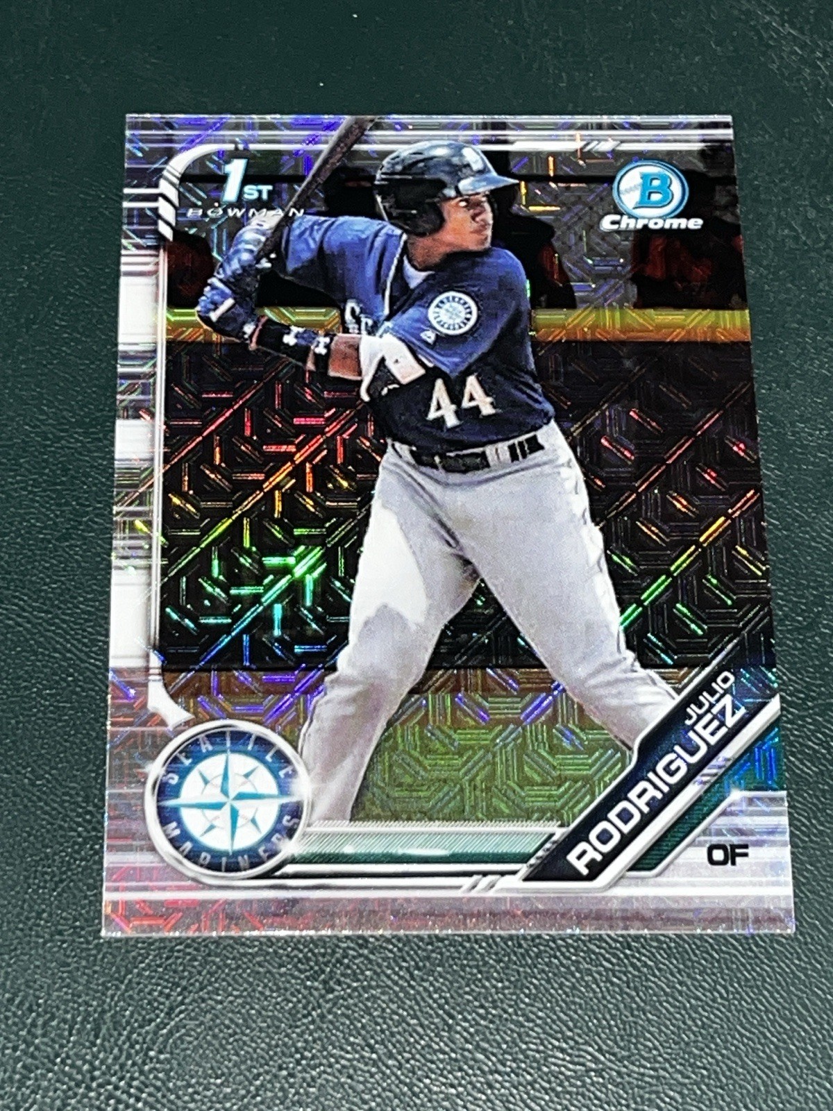 2019 Bowman Chrome Julio Rodriguez MOJO REFRACTOR