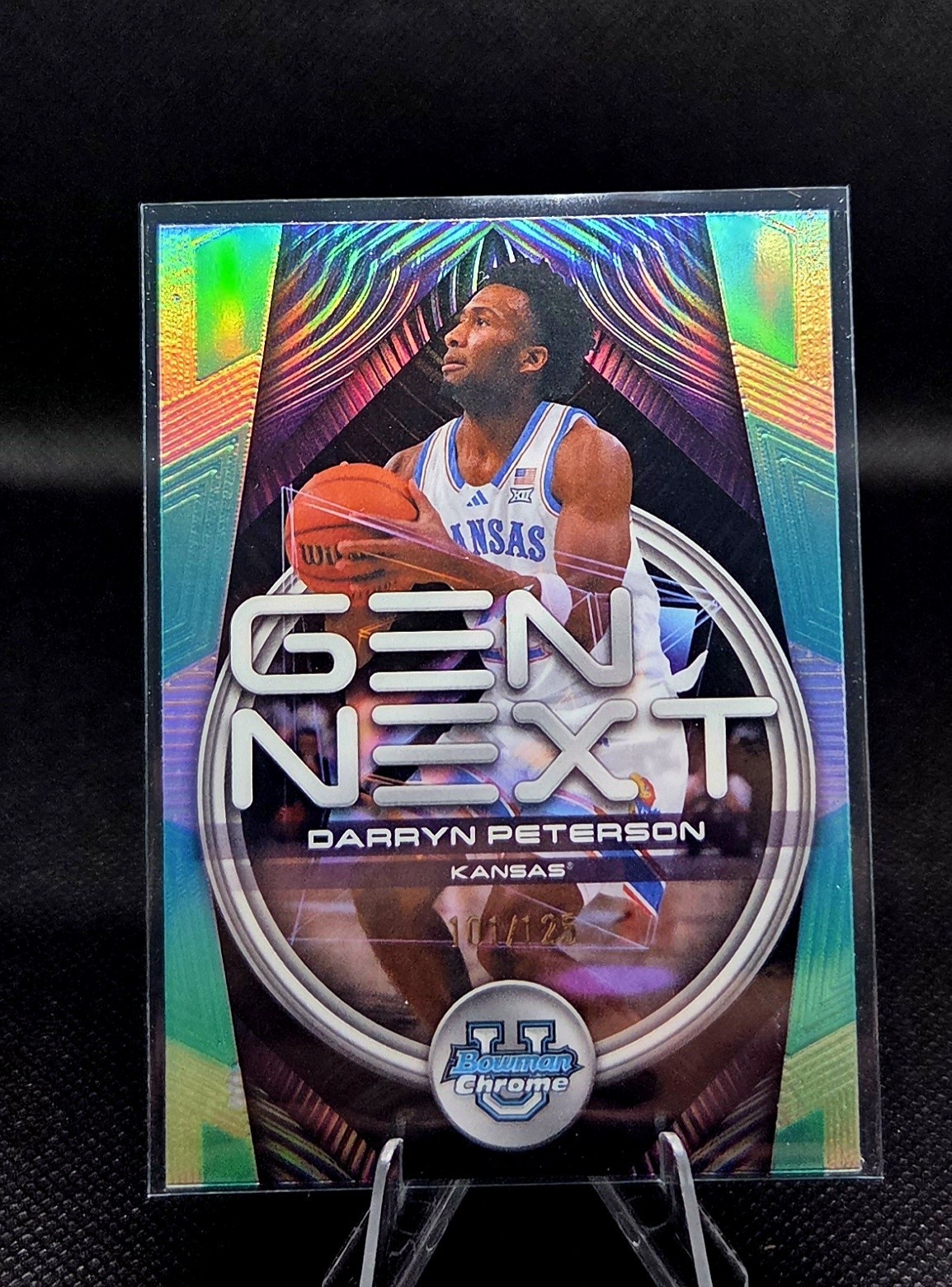 2025-26 Bowman – Gen Next Darryn Peterson #GN-2 Aqua Refractor /125 (RC)