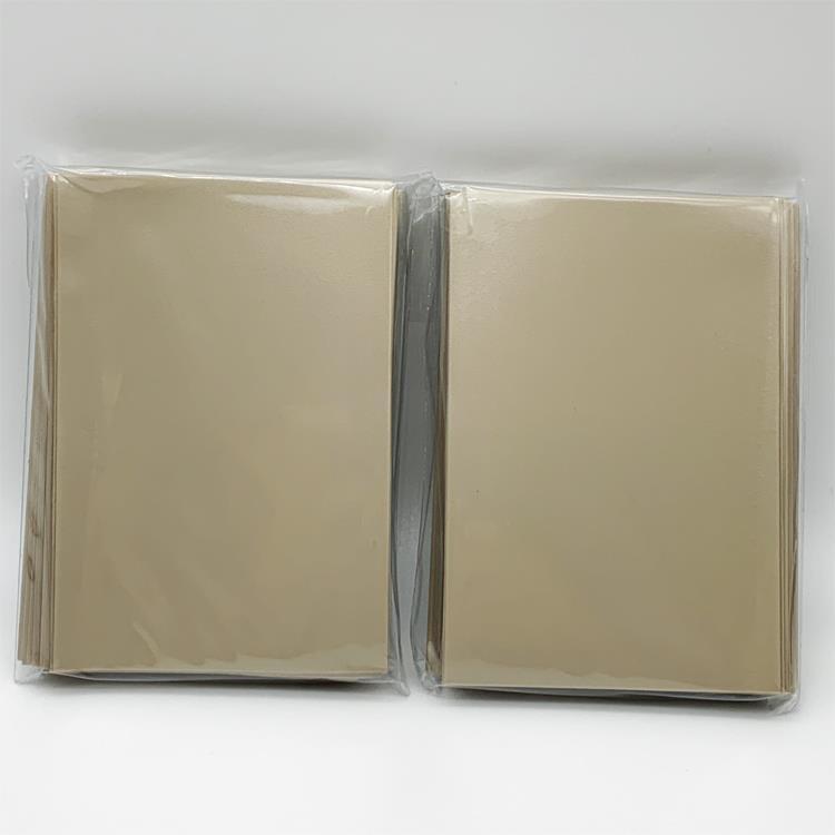 Lenayuyu 100pcs Sand color Protector Standard MTG Card Sleeves 66x91mm Glossy