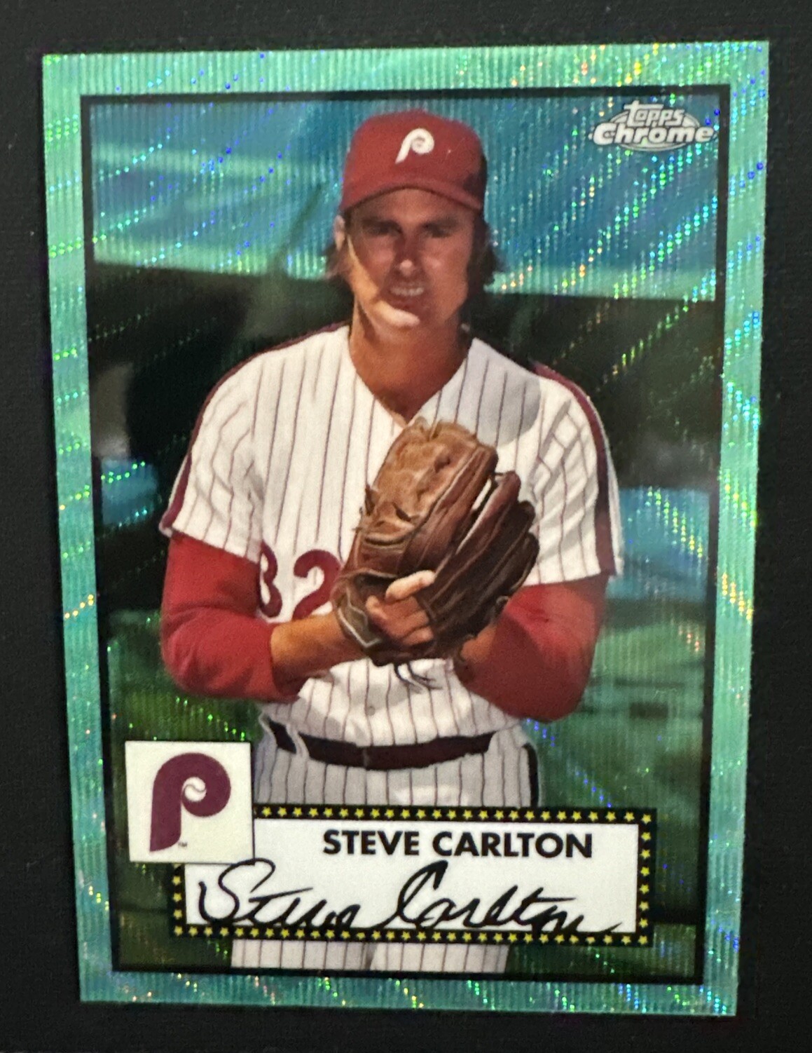 2021 Topps Chrome Platinum 🔥Aqua Wave🔥 Steve Carlton